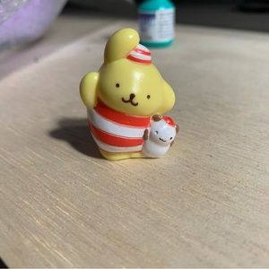 Vintage Sanrio Pompompurin Mino Figure/Figurine Mascot